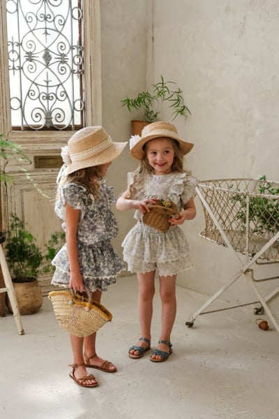 FLO09｜(75-140) 花朵蕾絲蛋糕裙23