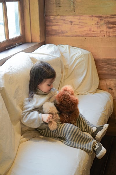 onu 54｜(70cm-115cm) 磨毛條文直筒長褲14