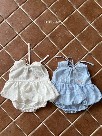 thelala67｜ (0m-18m) 無袖綁帶氣球洋裝包屁衣10