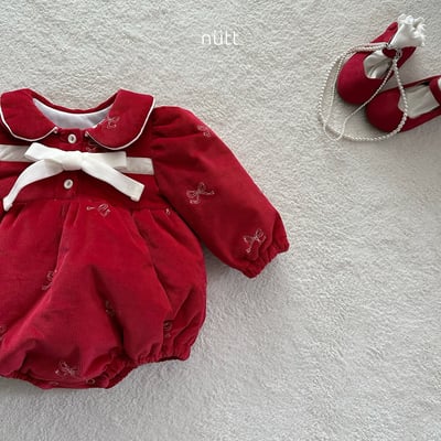 Nutt05｜(3m-16m) 蝴蝶結夾層棉包屁衣22