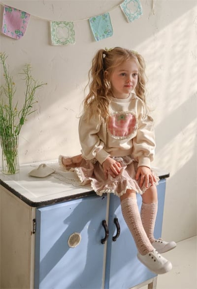 FLO33｜(75-140) 3色蕾絲無根長襪5