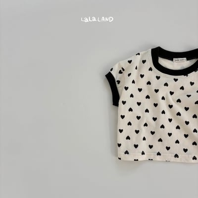 lala land07｜(3m-18m) 2色波點愛心上衣22