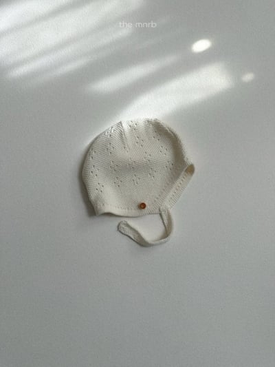 MiniRobe05｜(free) 素面針織鈕扣帽4