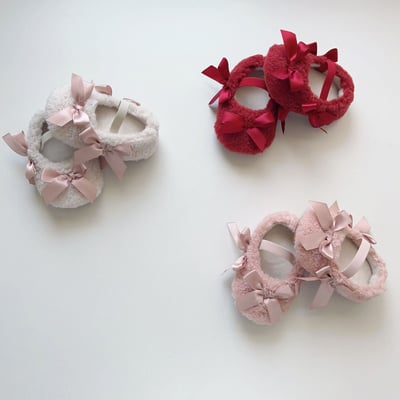 毛毛蝴蝶結學步鞋4