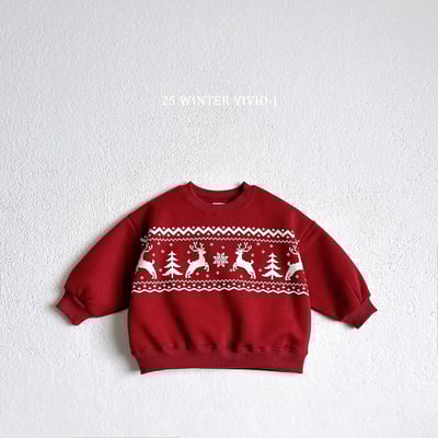 vivid82｜(78cm-125cm) 麋鹿北極熊印花休閒上衣12