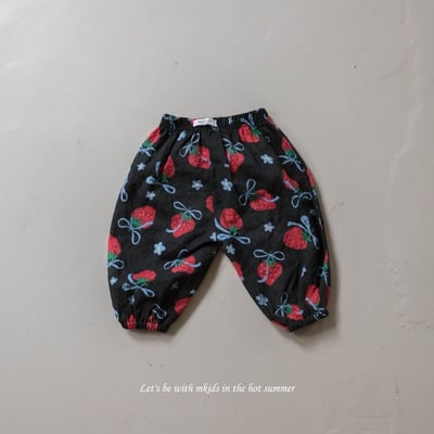 M-KIDS28｜(65-115cm) 印花縮口棉褲11