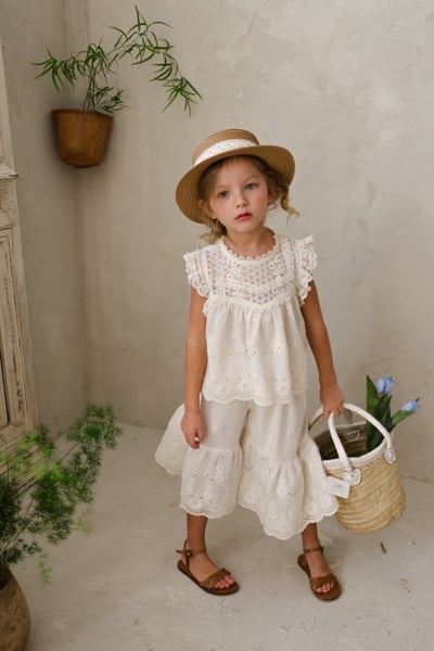 FLO29｜(75-140) 鏤空蕾絲邊背心17