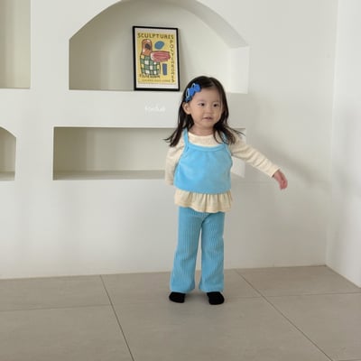 Fondue 10｜(75cm-120cm)  條紋絨毛長褲11