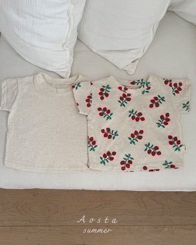 AOSTA20｜(6m-5y) 2款亞麻夏季短袖上衣1