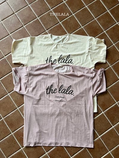 thelala41｜ (70-115-mom) logo印花上衣9