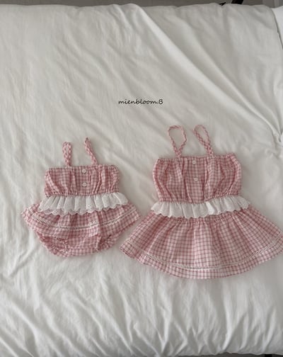 Bloom.b37｜(55cm-118cm) 格紋褲裙2