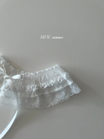 SO.U03｜(6m-4y)  蕾絲綁帶圍裙5