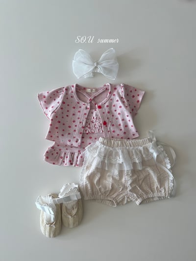 SO.U29｜(6m-4y) 花卉層次綁帶圍裙9