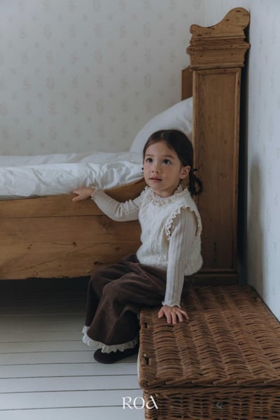 ROA30｜(80cm-120cm) 2色甜美針織花邊背心14