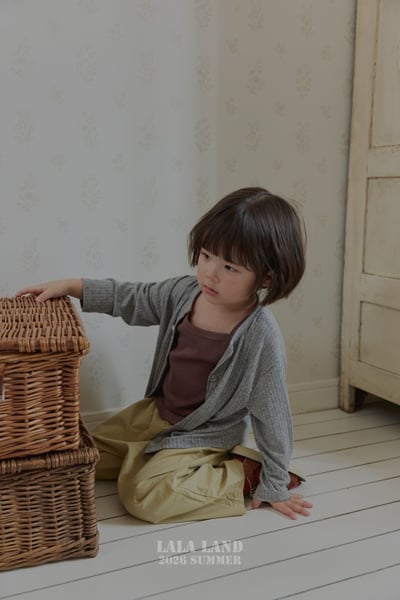 lala land55｜(75-120cm) 2色羅紋開襟外套11
