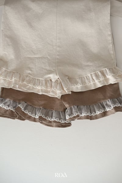 ROA14｜(6m-18m) 2色蕾絲滾邊無袖連身褲20