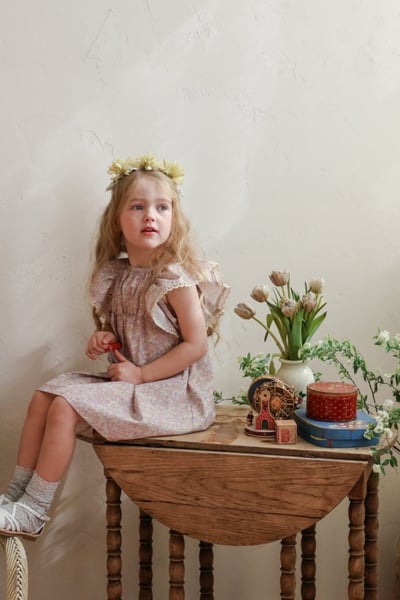 FLO14｜(75-140) 小碎花連身洋裝3