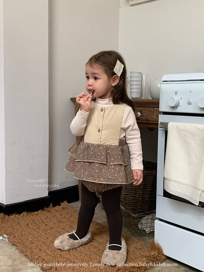 JE 615｜(73-100cm)  蛋糕裙連身包屁衣12