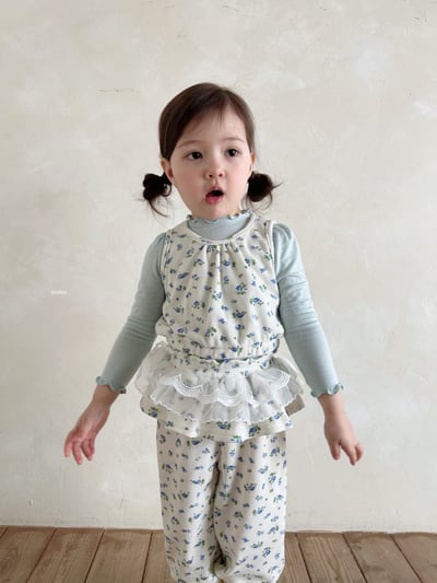 Azalea20｜(85-125cm) 小碎花餅背心10