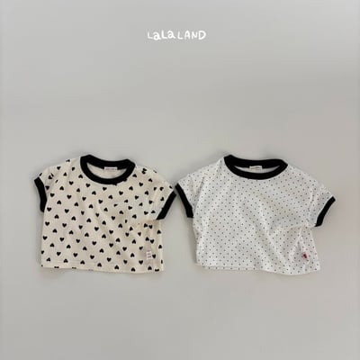 lala land07｜(3m-18m) 2色波點愛心上衣17
