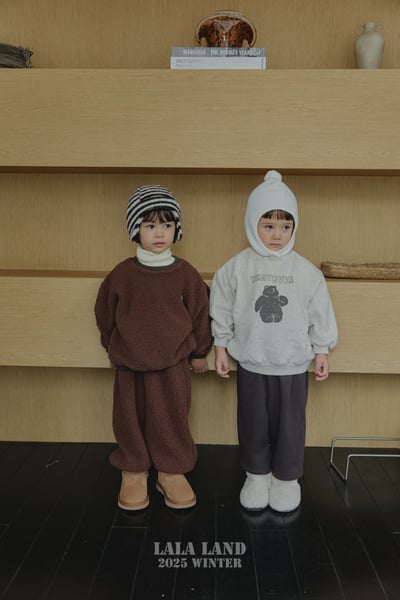 lala land79｜(75cm-120cm) 3色磨毛口袋直筒寬褲17