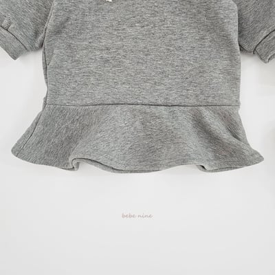 bebe nine28 (65cm-115cm) 2色連毛荷葉邊洋裝16