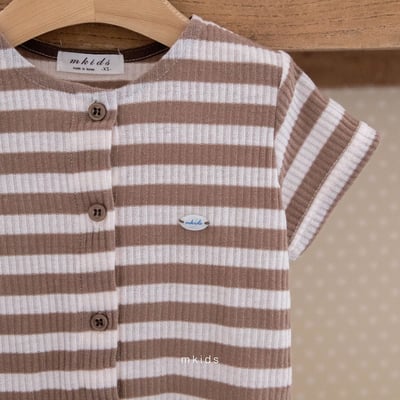 M-KIDS21｜(65-115cm) 條紋小標套裝5