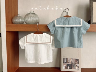 Valubebe 03｜(65-90cm)  水手紐扣襯衫3