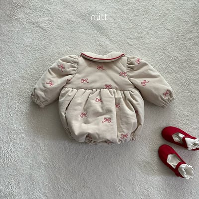 Nutt05｜(3m-16m) 蝴蝶結夾層棉包屁衣23