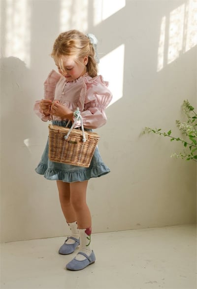 FLO06｜(free) 3色蕾絲滾邊蝴蝶結髮夾11