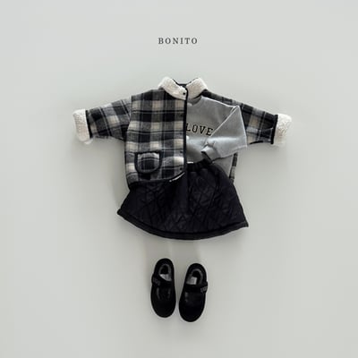 Bonito09｜(75cm-125cm) 絎縫簡約短裙8