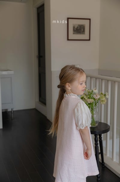 M-KIDS14｜(65-115cm) 雪紡小香風洋裝16
