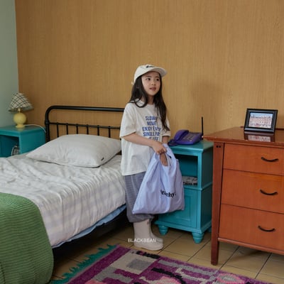 BEAN20｜(65-120cm) 享受生活字母上衣9