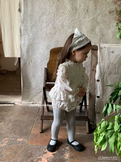 JE556｜(66-90cm) 荷葉邊層次包屁衣6