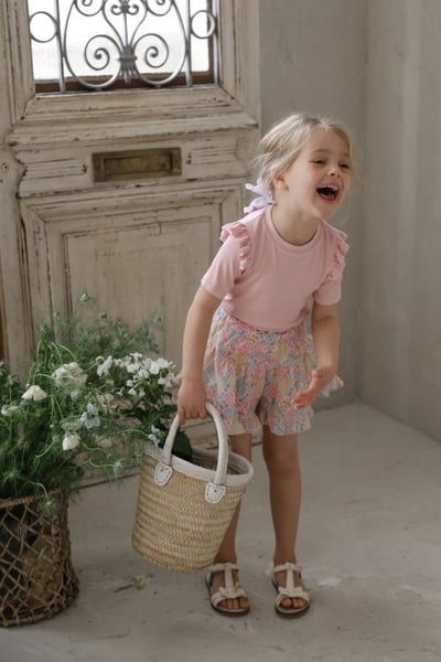 FLO16｜(75-140) 荷葉肩邊上衣12