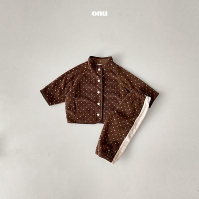 onu 24｜(70cm-115cm) 波點線條縮口褲7