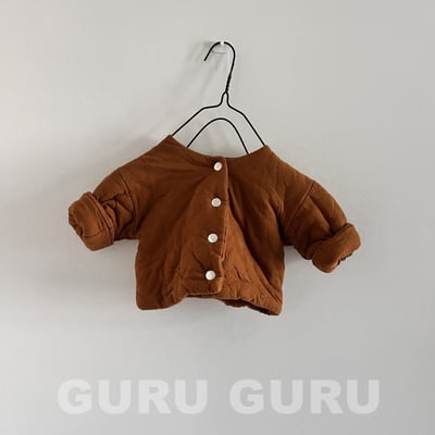 GURU GURU14｜(6m-24m) 4色夾層棉外套5