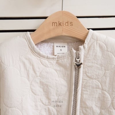 M-KIDS06｜(65-80cm) 3色刷毛口袋拉鍊連身衣6