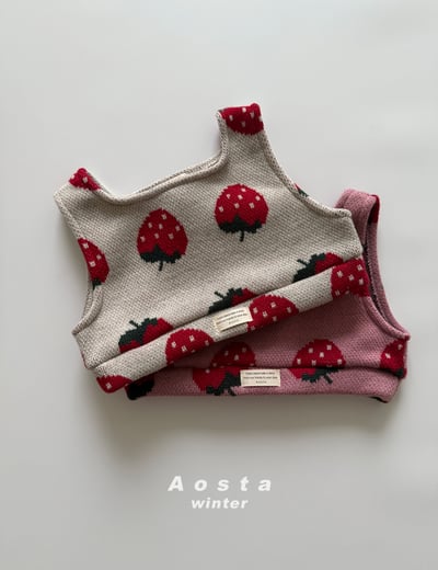 AOSTA03｜(6m-5y) 印花針織短版背心7