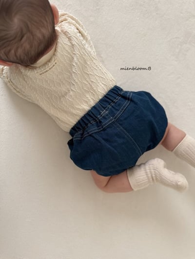 Bloom.b19｜(0m-18m) 口袋牛仔包屁褲7