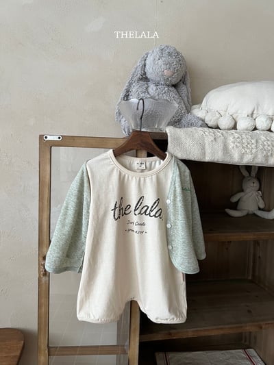 thelala42｜ (0m-18m) logo印花連身包屁衣7
