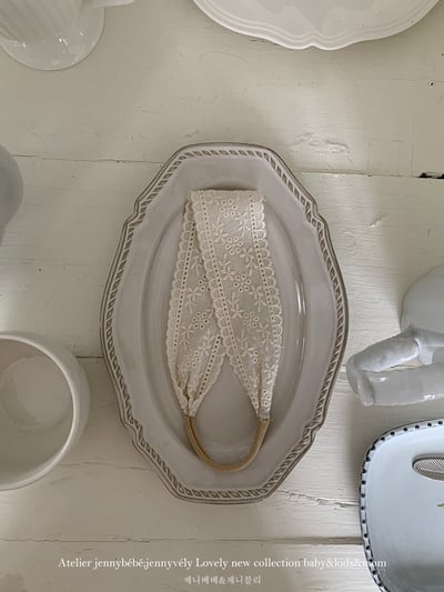 JE32｜(free) 繡花髮帶10