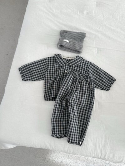 MiniRobe23｜(70-110) 有領口袋襯衫17