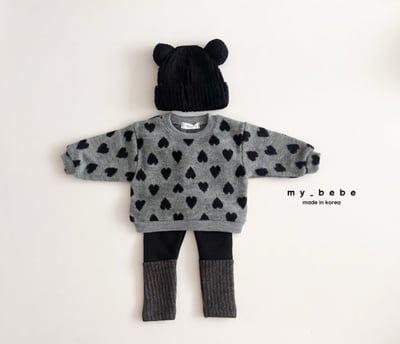 my_bebe22｜(-6m-12m-) 愛心印花套裝5