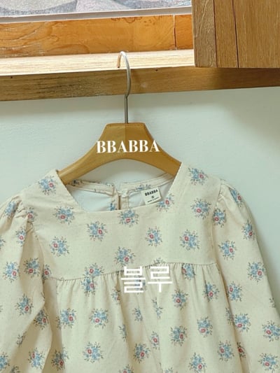 BBABBA15｜(60cm-120cm-mom)  2色田園碎花洋裝14