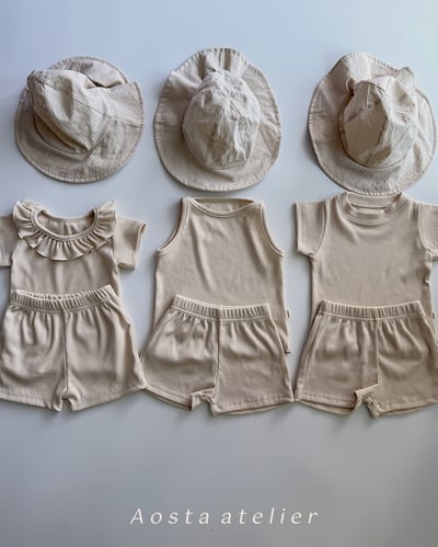 AOSTA09｜(6m-5y) 7色小標素色上衣21