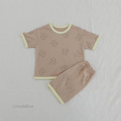 LIME&BLUE20｜(80-118cm)  青檸泰迪熊套裝9