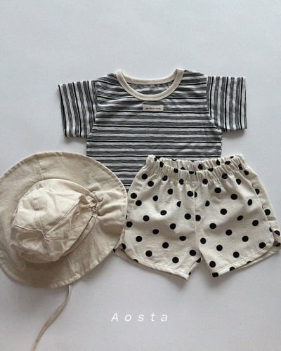 AOSTA19｜(6m-5y) 4款拼色條紋上衣13