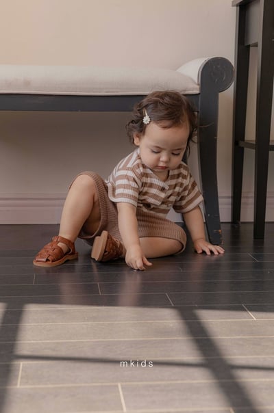 M-KIDS21｜(65-115cm) 條紋小標套裝9