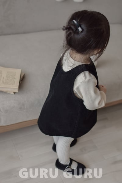 GURU GURU24｜(6m-24m) 2色燈芯絨口袋背心佯裝12